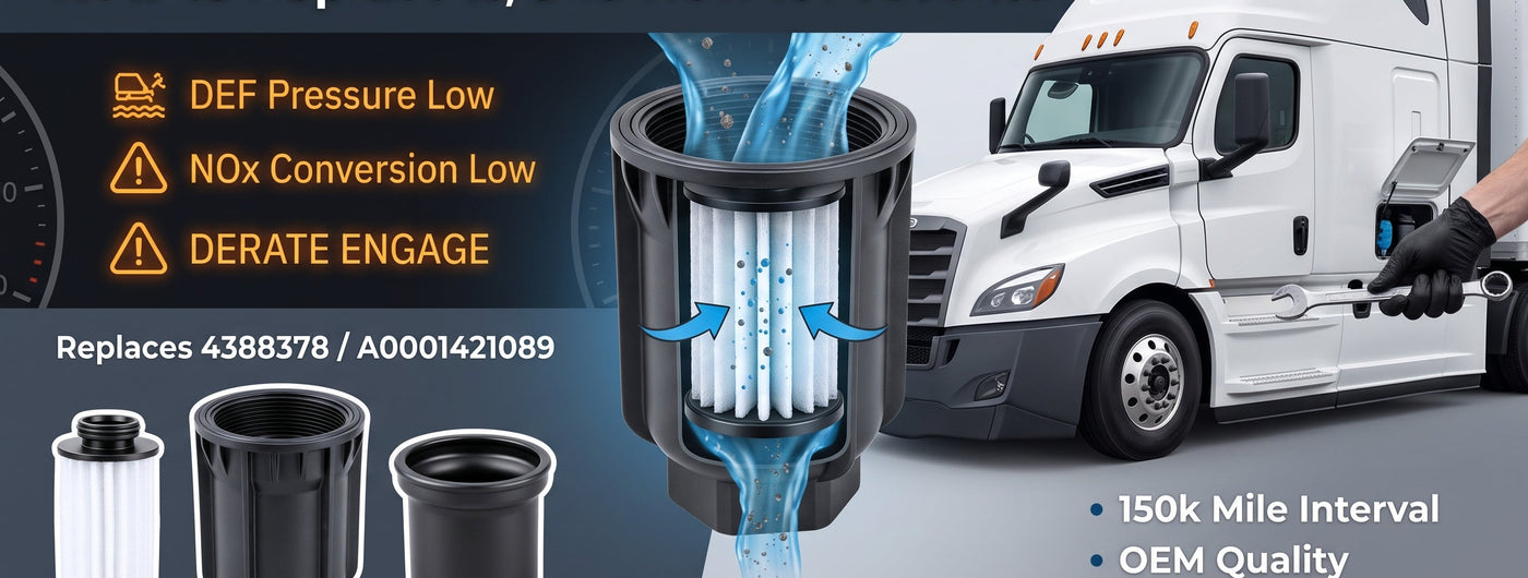 UF106 DEF Urea Filter: How to Replace It on DD13 & DD15 (Replaces 4388378)