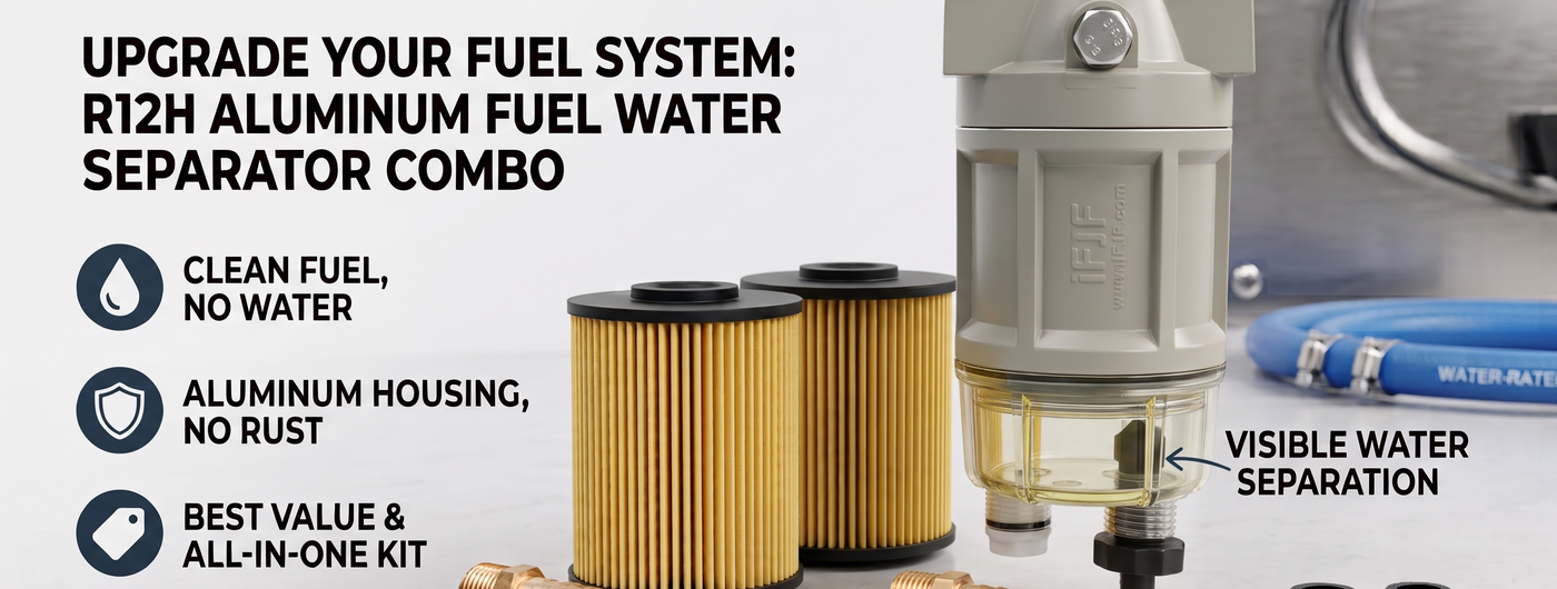 Marine Fuel Water Separator Install: R12H Aluminum Housing vs Racor S3240 — Complete Guide for Boat Owners