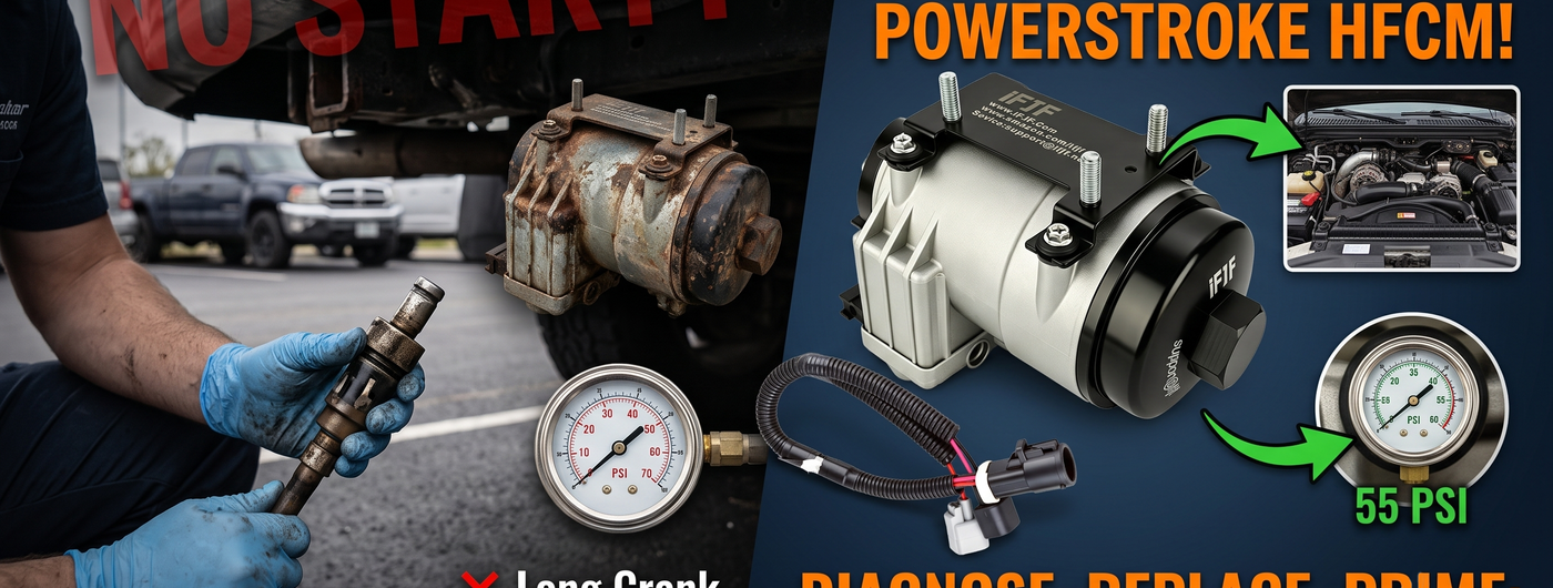Ford 6.0L Powerstroke HFCM Fuel Pump Replacement Guide: Diagnose, Remove, Replace, and Prime