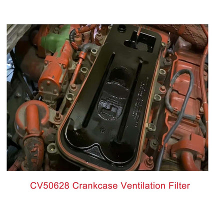 CV50628 Crankcase Ventilation Filter for 2008-2010 Acterra 8.3L L7500 6.4L 7.2L 8.3L L8500 8.9L 2008 LT7500 8.3L More Truck l6 904-7902 5263190