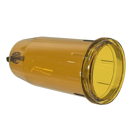 495-4 Fuel Tank Filter Bowl for Diesel Gasoline Biodiesel Filter 495 495-3/4 496 496-3/4 497 497-3/4 Polymer Hyaline with Drain Valve