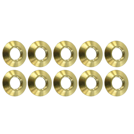 iFJF 10 Pack Swimming Pool Cover Brass Anchor Collar Beauty Ring