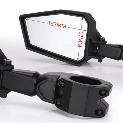 iFJF 1.75" UTV Side View Mirrors For 2020 Polaris RZR PRO XP Honda Talon 1000R 1000X