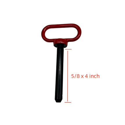 iFJF Hitch Pin 5/8 x 4 inch Trailer Tow Hitch Lock Pin Clevis Pin with Handle and Clip Fits Towing RV Truck Boat Car Tractor