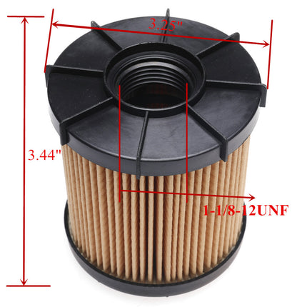 Fuel Water Separating Filter 35-60494-1 Outboard 3/8 Inch NPT Port 802893Q01 Marine 35-809097 S3213 S3214 B32013 18-7932-1 18-7928-1