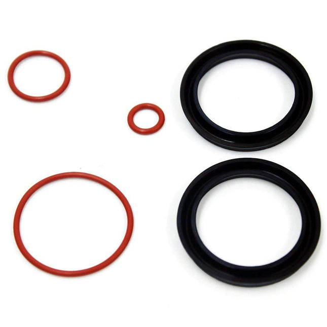 iFJF Fuel Filter Primer Seal Rebuild Kit for 2001-2013 GM Duramax Fuel Filter Housing with 4 Viton O-Rings and 2 Buna Nitrile Plunger Cups