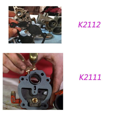 iFJF K2112 Carburetor Rebuild Kit with 3 Different Bowl Cover Gasket for Carb Ford 2N 8N 9N IH Farmall 100 130 140 200 230 240  A AV B BN Lo-Boy 185