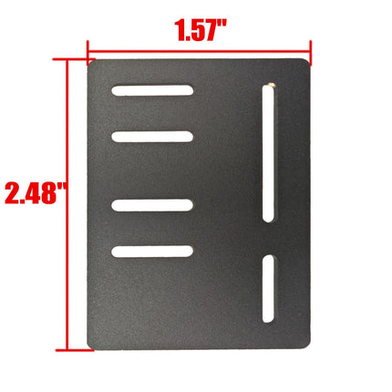 iFJF Bed Frame Headboard Bracket Modification Plate Replacement for Extra Heavy Duty Headboard with Bot Mounting Parts (2pcs)