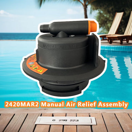 iFJF for Hay-Ward DE Pro Grid De Swimclear Swim Clear Cartridge Pool Filter 2420MAR2 Manual Air Relief Assembly