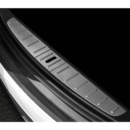 iFJF Interior Rear Trunk Sill Plate for Model X 2016-2021 Stainless Steel Protector Trim Cover