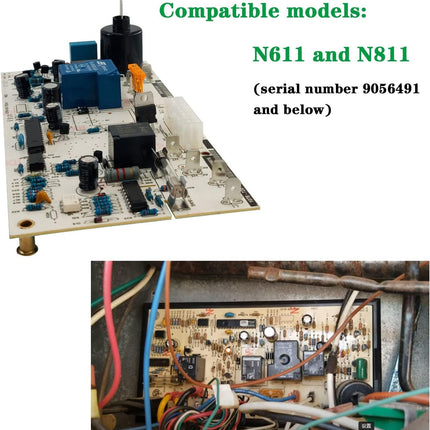 iFJF 621991001 Refrigerator Power Board Kit for N611 N811 N610 N810 Models Replacement Circuit Board 2-Way Control Board (9056491)