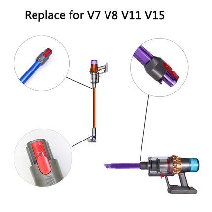 iFJF Cleaner Head Clip Latch Tab Button for V7 V8 V11 V15 Replacement Parts Wand Illumination Tool Cleaner Head Tube Switch Button