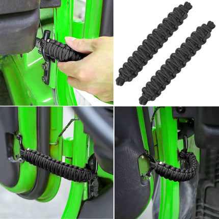 iFJF Door Limiting Straps Replacement for All Models CJ YJ TJ JK JL Retractable High Toughness Modified Door Positioner Replacement Parts