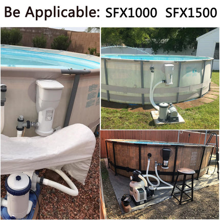 iFJF SFX1000 SFX1500 Skimmer Pump Conversion Kit Converts Filtration System to Sand Pump Compatible Equipment Improve Pool Filtration System