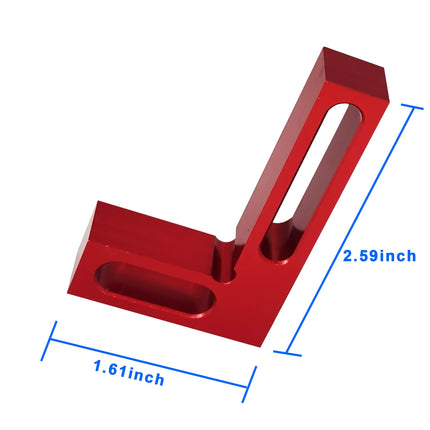 iFJF 90 Degree Mini Positioning Square Wood Working Tool Small Pocket Check Square on Carpenter Cutting Tools, Premium Precision Woodworking Tools