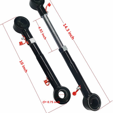 iFJF Adjustable Front Swaybar Quicker Disconnect System Upgrade for Wrangler 1998-2006 TJ Cherokee 1984-2001 XJ with 2.5" - 6" Lifts