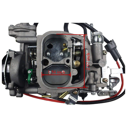 iFJF 21100-35463 Carburetor for Toyota 22R 21100-35570 TOY-507 1988-1990 Pickup 1981-1988 Hilux 1984 Celica 1984-1988 4Runner with Square Plug
