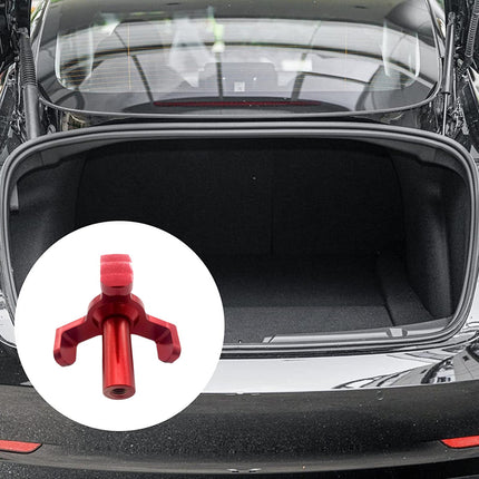 iFJF Aluminum Trunk Grocery Bag Hook Replacement for Model 3 2018-2021 Interior Accessories Red