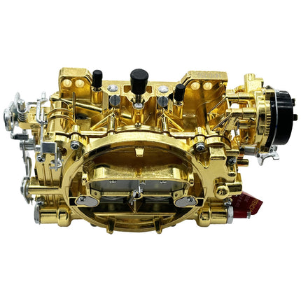 iFJF 1410 4 Barrel Performer Series Marine Replacement for 750 CFM Square Bore Air Valve Secondary Electric Choke New Carburetor (Golden)
