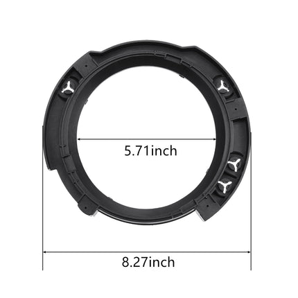 iFJF 7 inch Headlight Mount Retaining Bracket Ring with 3 Plastic Studs Replacement for Wrangler JK JKU 2007-2018