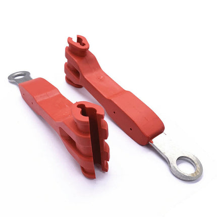 iFJF 1101255 Front Brake Line Anchor Brake Hose Bracket Separator for Wrangler JK JL Unlimited 2 4 Doors (Red)