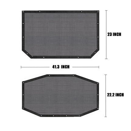 iFJF Roof Top Sunshade Provide UV Wind Noise Protection for 2018-2022 Wrangler JL JLU 2 Door 4 Door Sahara Rubicon Sport Sport S Mesh Sun Shade Cover