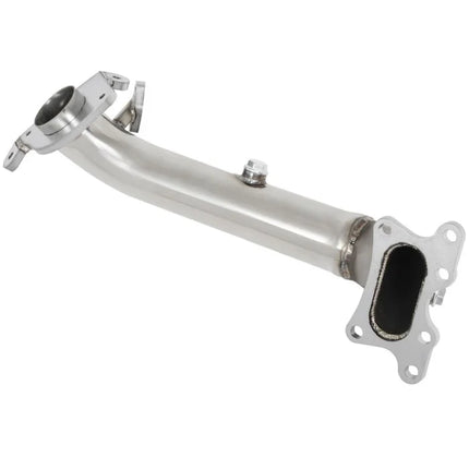 iFJF 2006-2011 Honda Civic 1.8L EX LX DX Stainless Steel 2.5" Inlet / 1.9" Outlet FG1 FA1 R18A1 Exhaust Manifold Downpipe