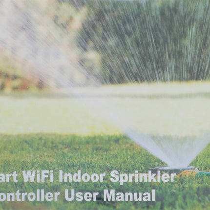 Smart Sprinkler Controller, Watering Timing Weather Intelligence WiFi Sprinkler Controller,8 Zones Simultaneously Control