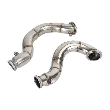 iFJF 2007-2011 BMW N54 335i E90 E92 3 inch Stainless Steel Exhaust Downpipe Pipes compatible Generic