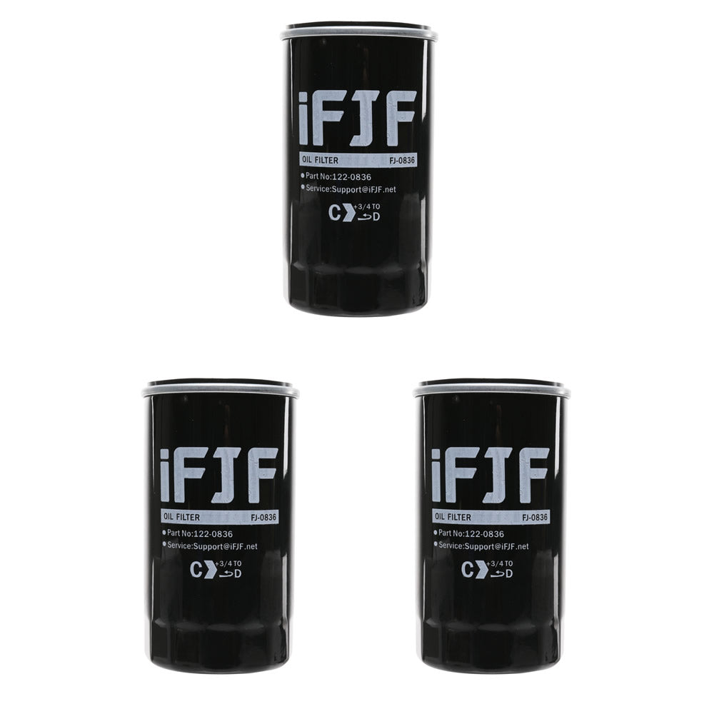 Cummins Onan RV generator oil filter replacement 122-0836 3-pack