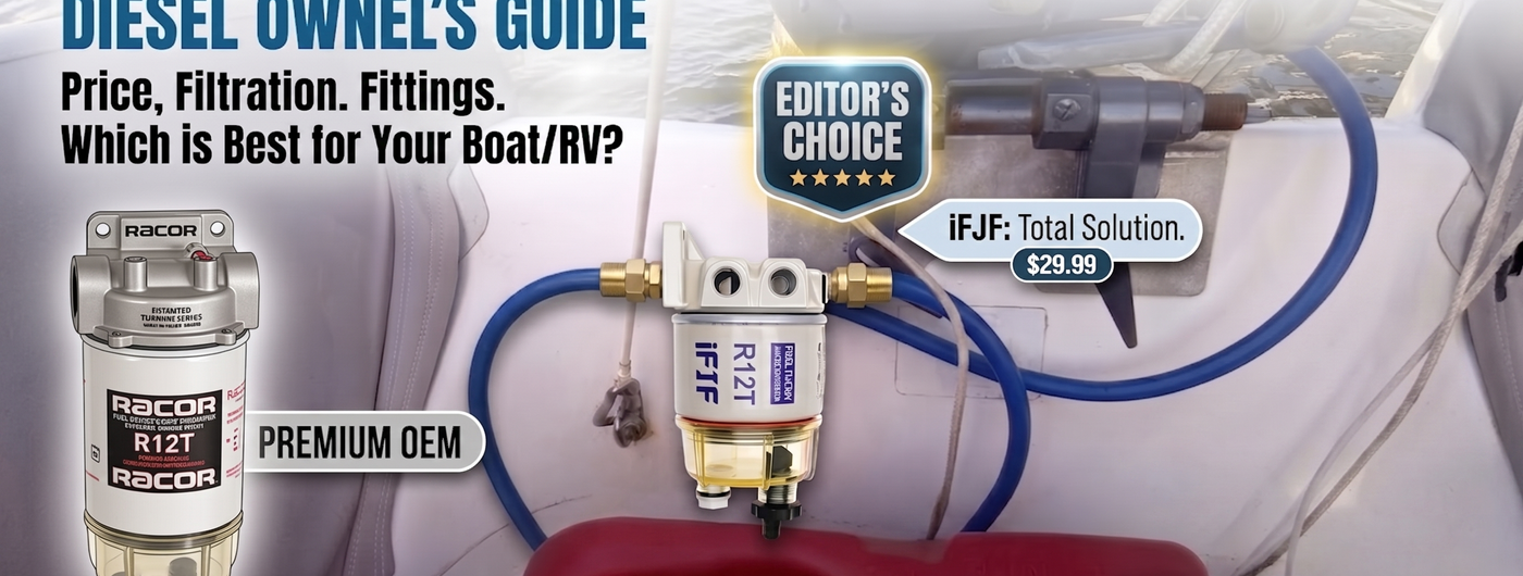 R12T Fuel Filter Showdown: iFJF R12T vs Racor 120AT vs WIX 33583 — Which One Belongs on Your Boat?