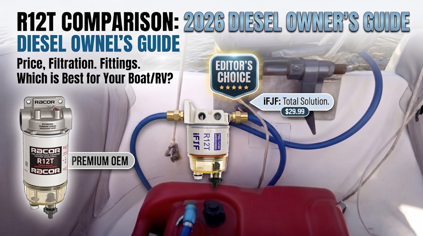 R12T Fuel Filter Showdown: iFJF R12T vs Racor 120AT vs WIX 33583 — Which One Belongs on Your Boat?