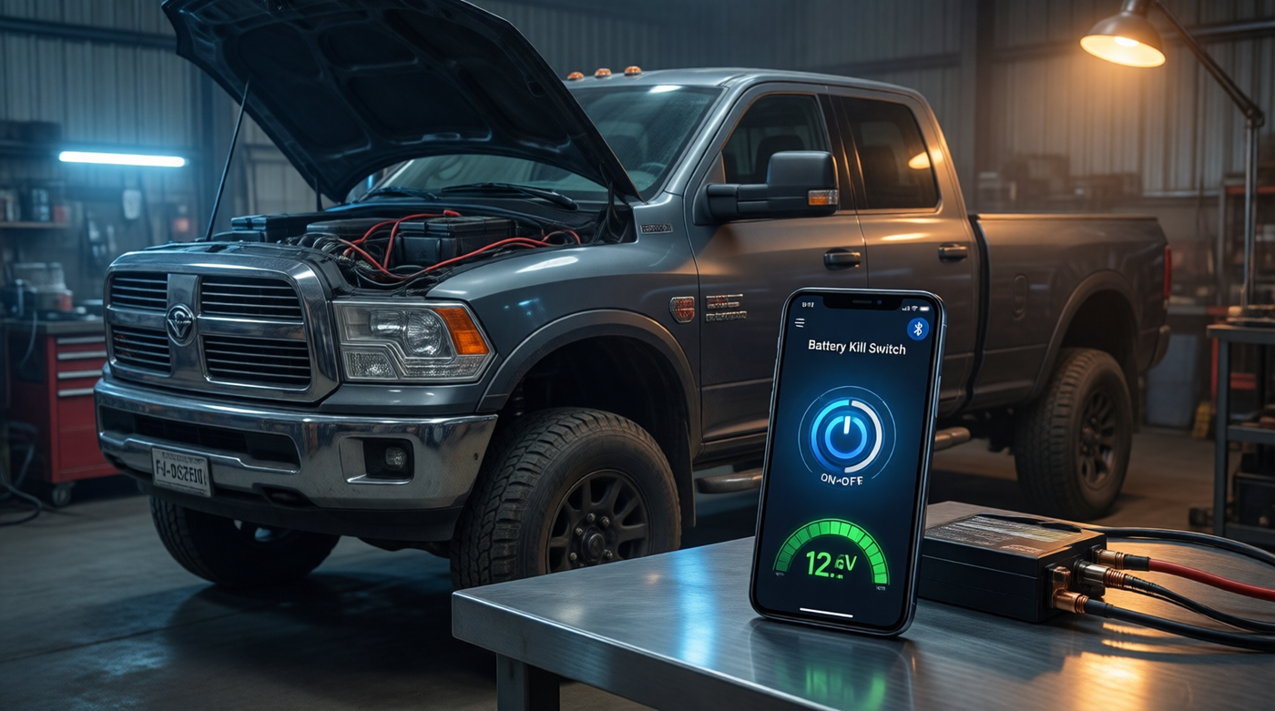 How to Install a Bluetooth Battery Kill Switch on Your Diesel Truck: Complete Step-by-Step DIY Guide with App Pairing