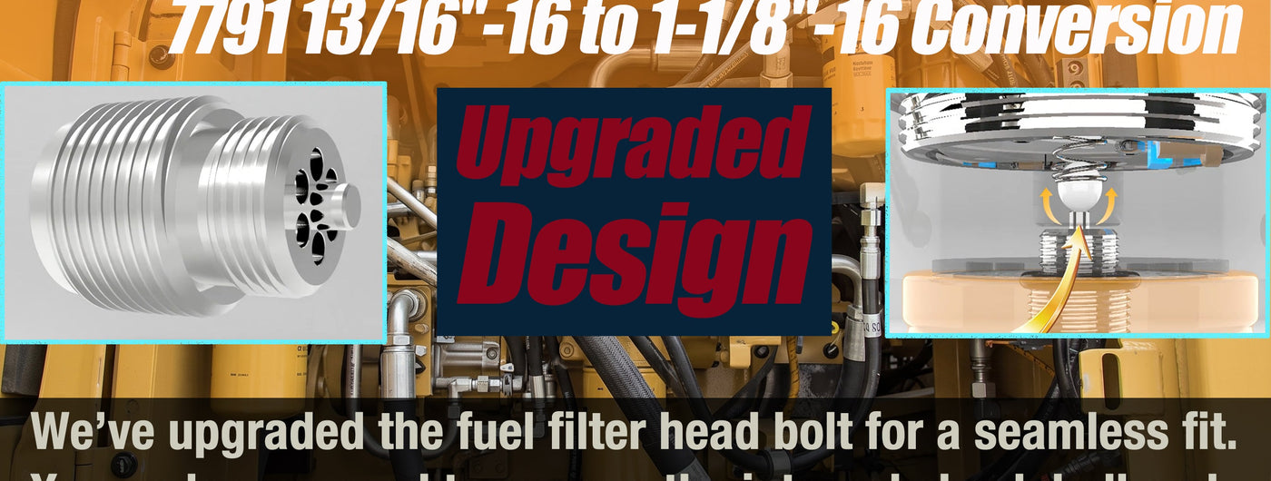 Duramax CAT Oil Filter Adapter Guide: 7791 13/16"-16 to 1-1/8"-16 Conversion — More Filtration, Better Engine Protection