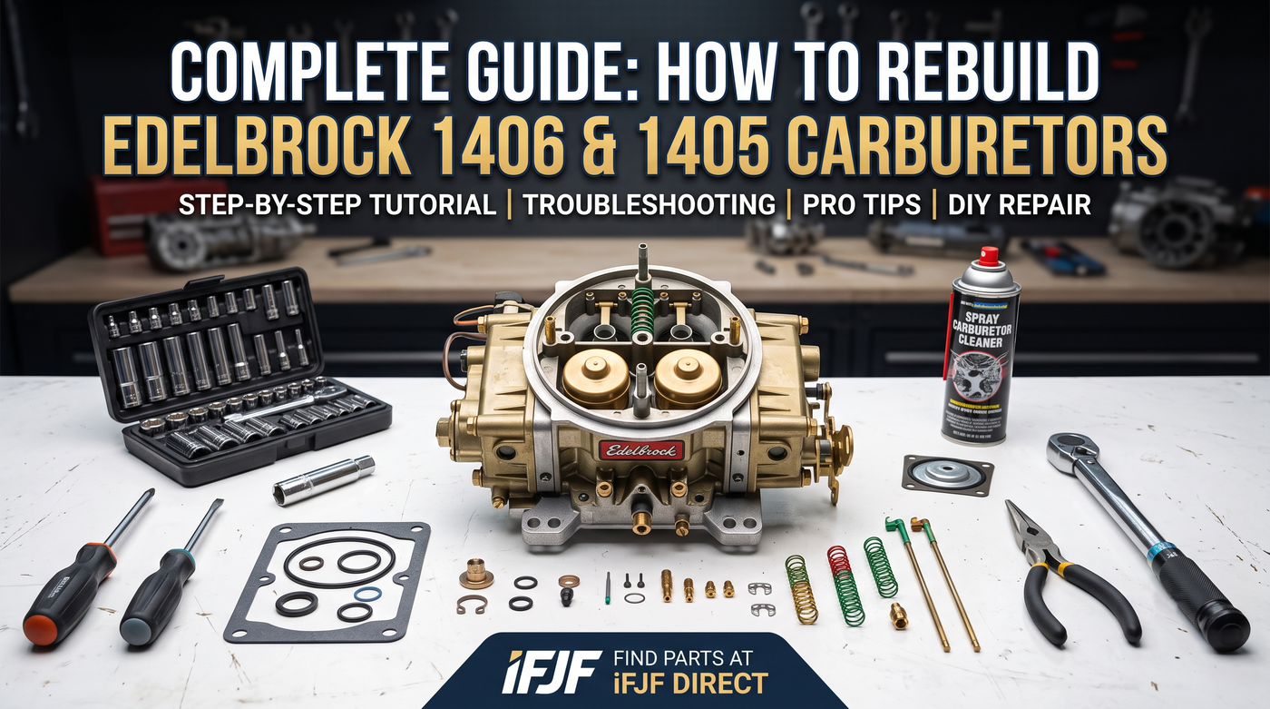How To Rebuild Edelbrock 1406 and 1405 Carburetors | Rebuild Kit Links