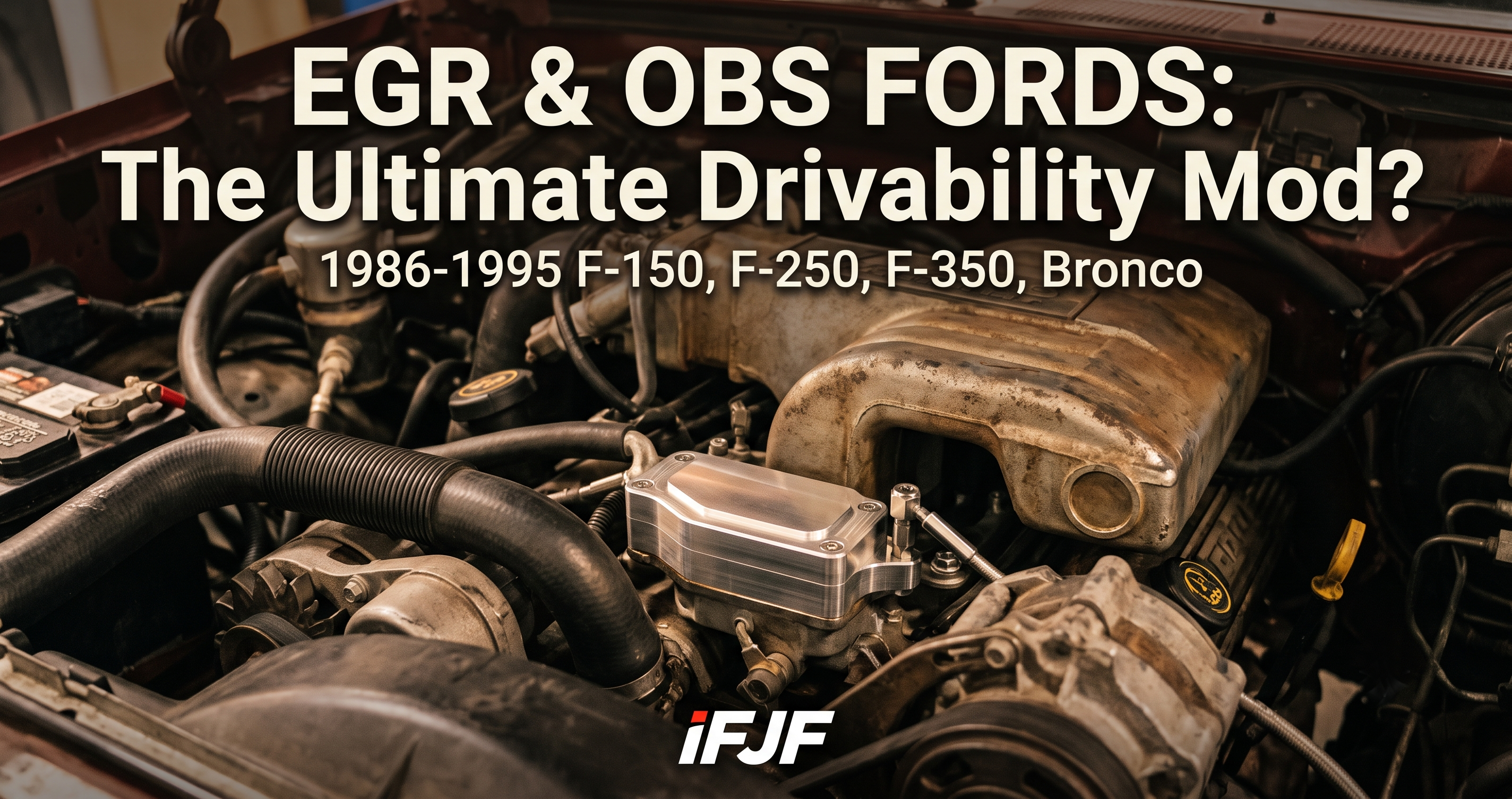 Ford F150 F250 Bronco EGR Delete: Complete Guide (1986-1995) — Cost, Benefits & Installation