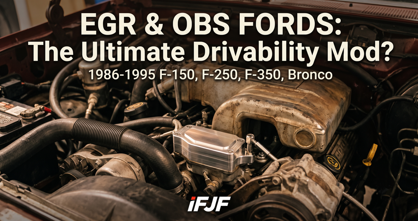 Ford F150 F250 Bronco EGR Delete: Complete Guide (1986-1995) — Cost, Benefits & Installation