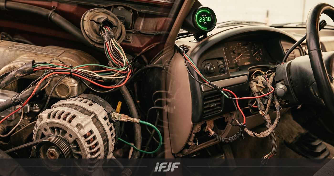 How to Install a Tachometer Gauge on Any Diesel Truck: 4-Wire Wiring Guide