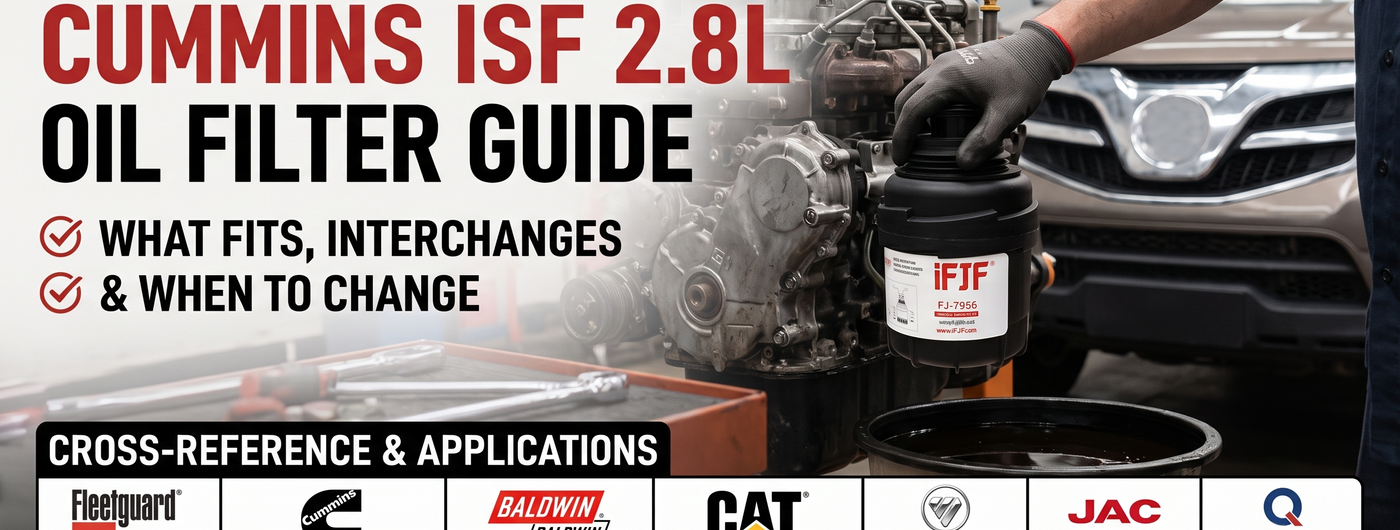 Cummins ISF 2.8L Oil Filter Cross-Reference: LF17356 vs 5266016 — What Actually Fits & When to Change