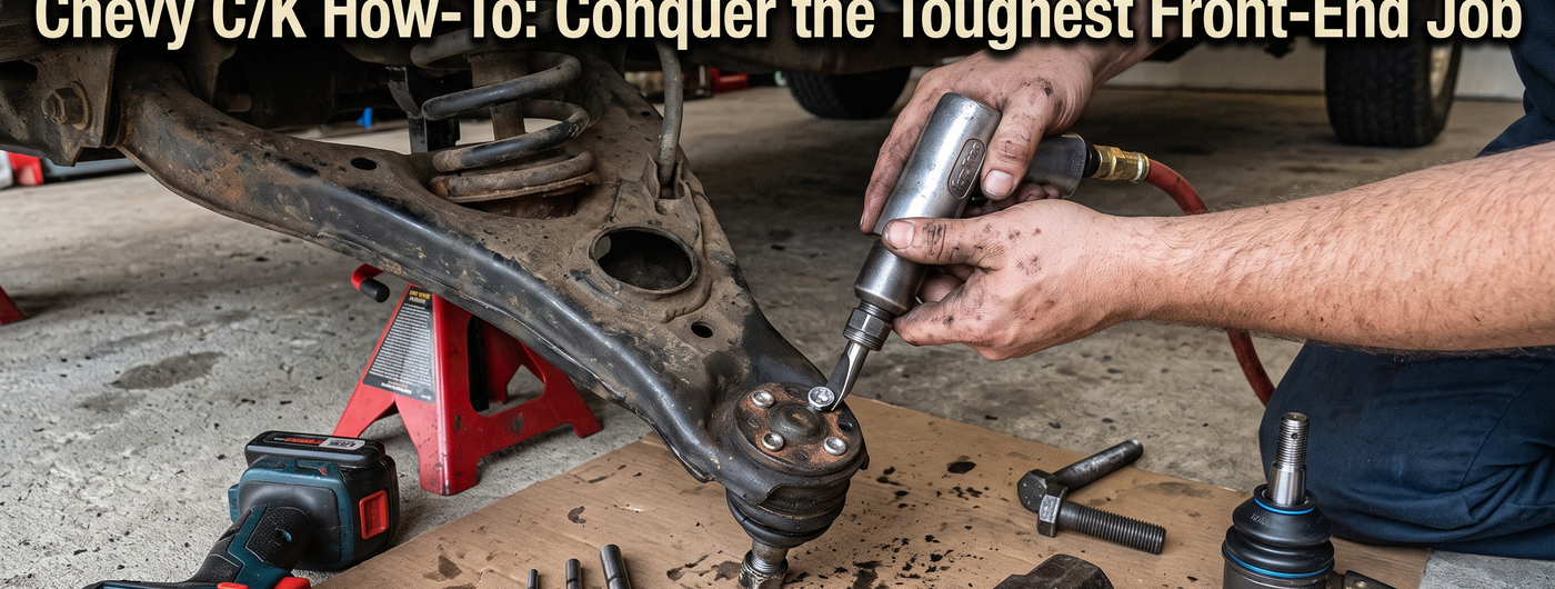 GMT-400 Riveted Ball Joint Removal: Chevy C/K How-To Guide