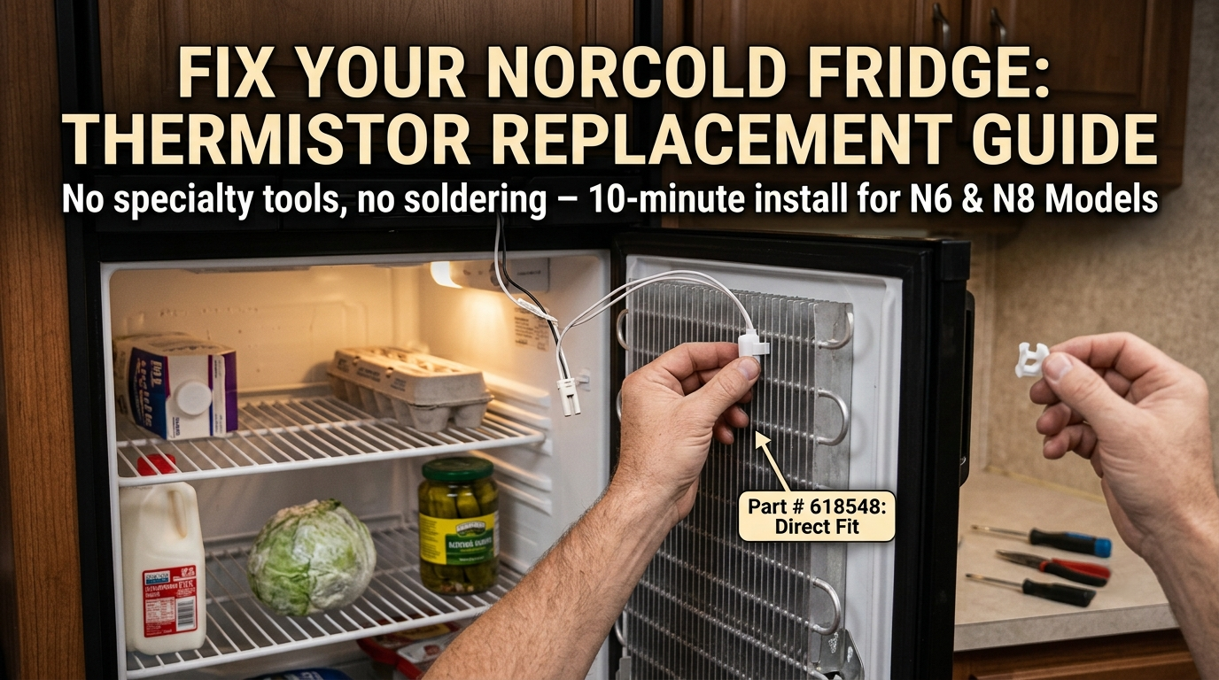 Norcold RV Refrigerator Not Cooling? Thermistor Replacement and Troubleshooting Guide