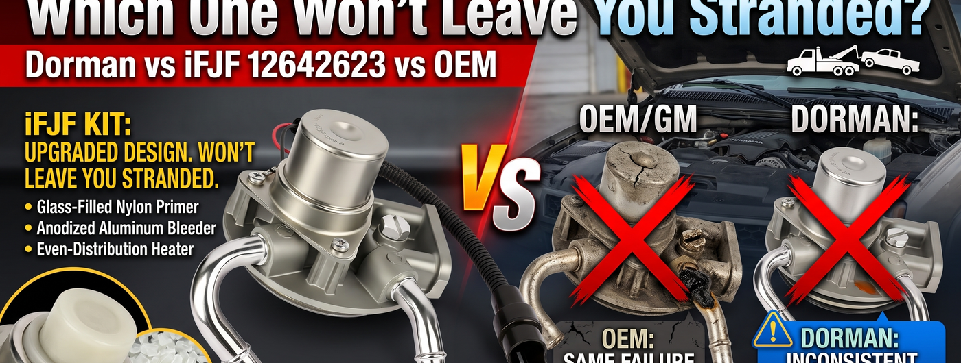 Duramax Fuel Filter Housing Upgrade: iFJF 12642623 vs Dorman vs OEM — Which One Won't Leave You Stranded?