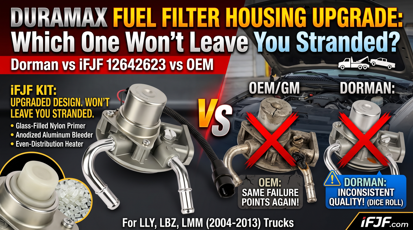 Duramax Fuel Filter Housing Upgrade: iFJF 12642623 vs Dorman vs OEM — Which One Won't Leave You Stranded?