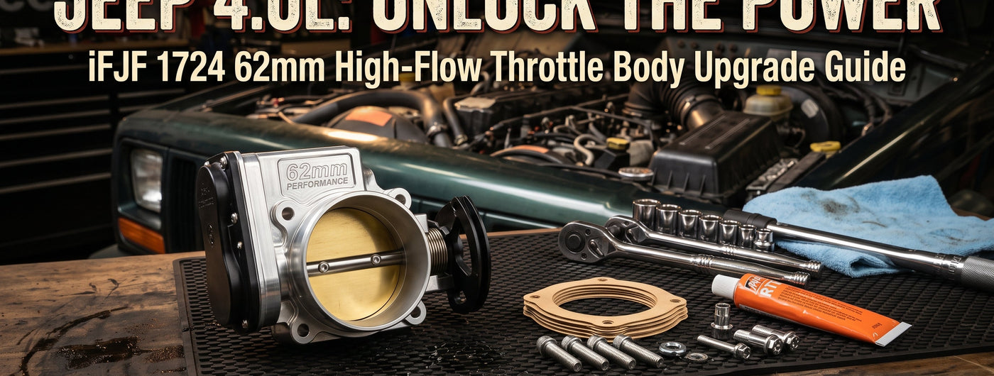 62mm Throttle Body Install for Jeep 4.0L: 56mm to 62mm Upgrade Guide