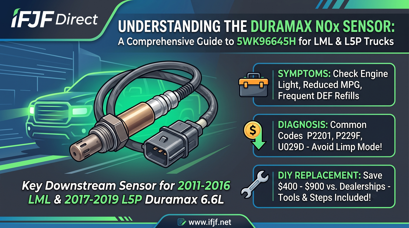 Duramax NOx Sensor 5WK96645H Replacement Guide: Fault Codes, Diagnostics & DIY Install