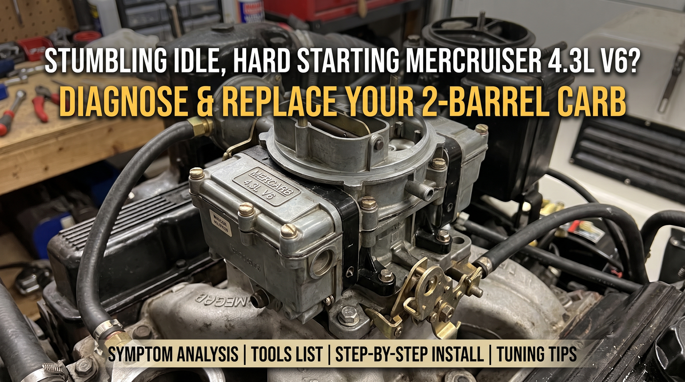 Mercruiser 4.3L Carburetor Replacement Guide: 807764A1 Install and Tune