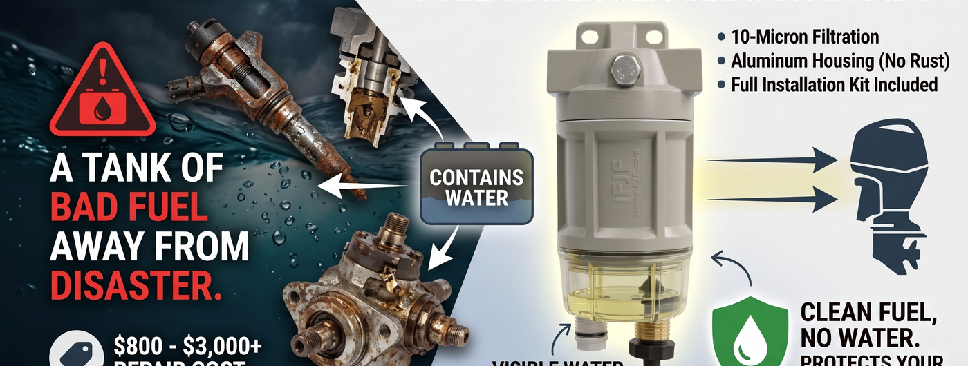 Marine Fuel Water Separator Buying Guide: R12H Aluminum vs Racor S3240 — Complete Comparison & Install Tips