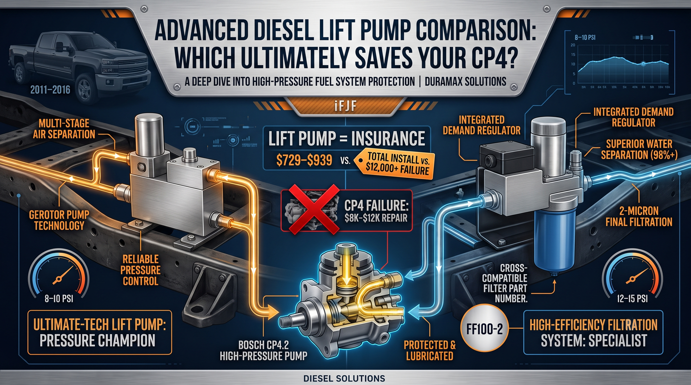 FASS vs AirDog Lift Pumps: Which Duramax Fuel System Upgrade Actually Saves Your CP4 in 2026?