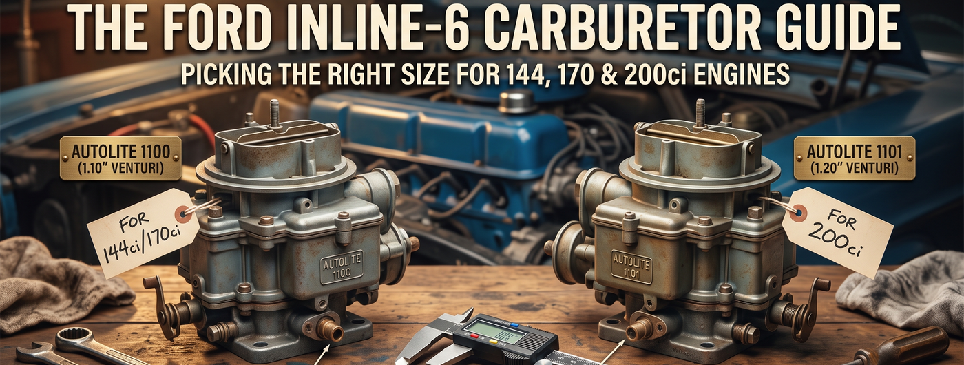 Autolite 1100 vs 1101 Carburetor: What's the Difference?