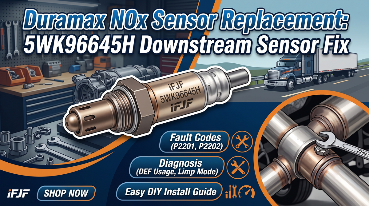 Duramax NOx Sensor Replacement: 5WK96645H Downstream Sensor Fix — Fault Codes, Diagnosis & Install